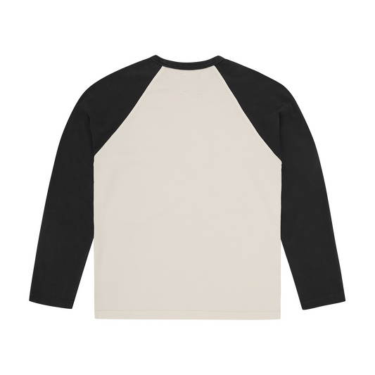 NUMBER 1 RAGLAN LS [BLACK]