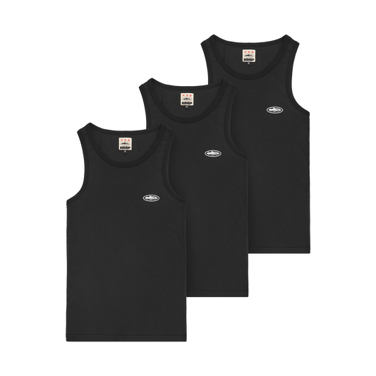 HMP CLASSIC TANK TOP [3PK] [BLACK]
