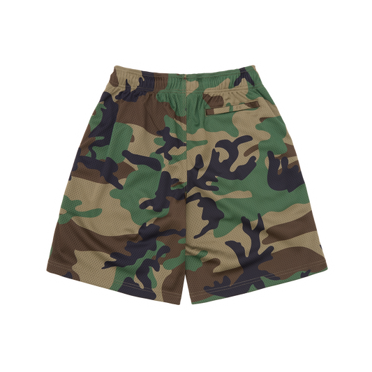 MINI ISLAND MESH SHORT [WOODLAND CAMO]