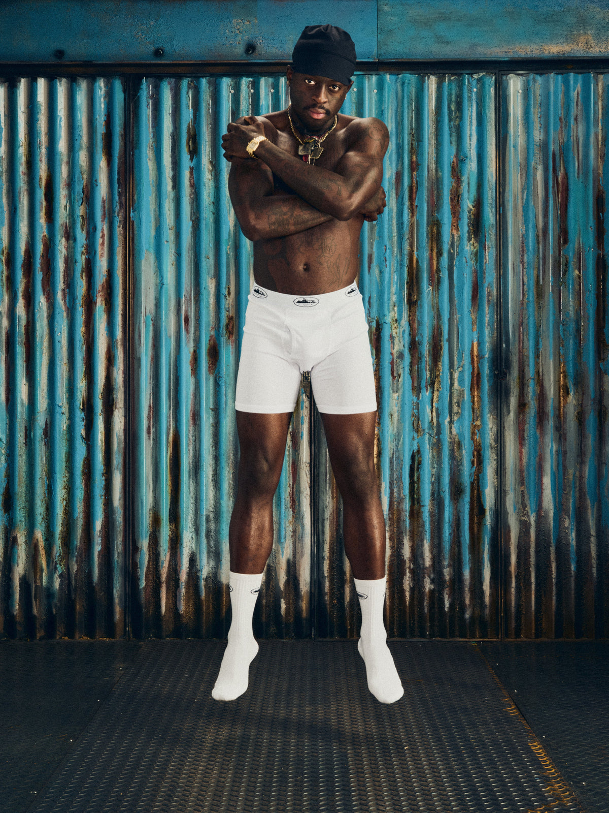 WHITE ALCATRAZ BOXERS [3 PACK]