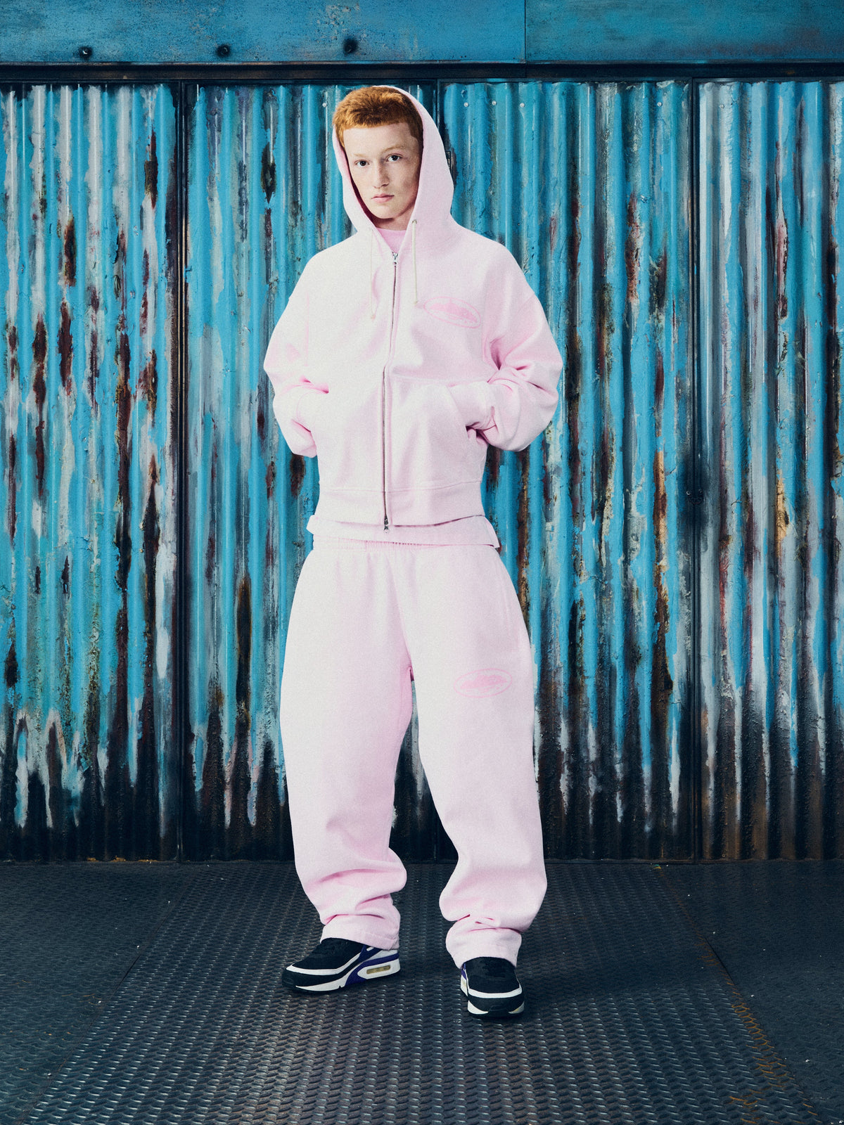 ISLAND KNOCKOUT ZIP HOODIE [PINK]