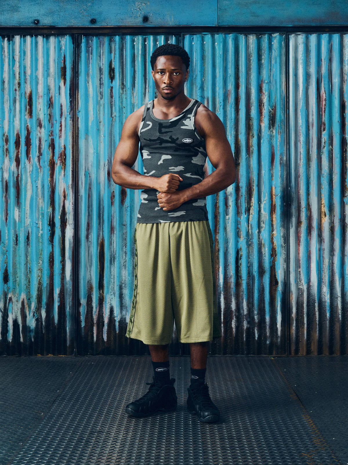 HMP CLASSIC TANK TOP [BLACK CAMO]