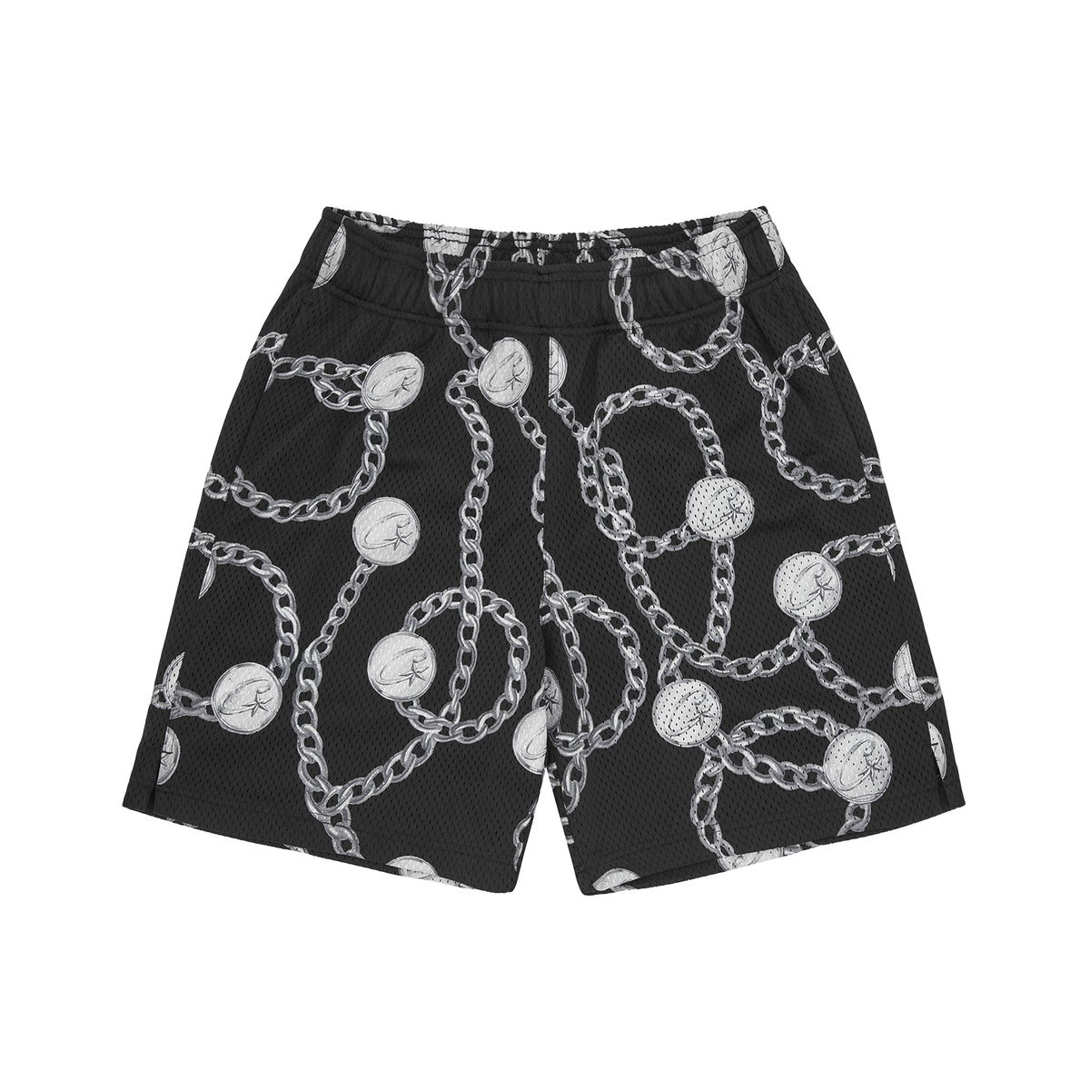 CHAINS MESH SHORT [BLACK]