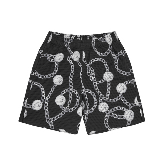 CHAINS MESH SHORT [BLACK]