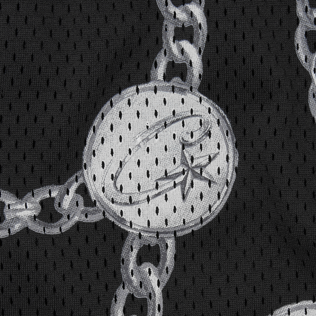 CHAINS MESH SHORT [BLACK]
