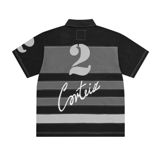 DUBAI POLO SHIRT [BLACK / GREY]