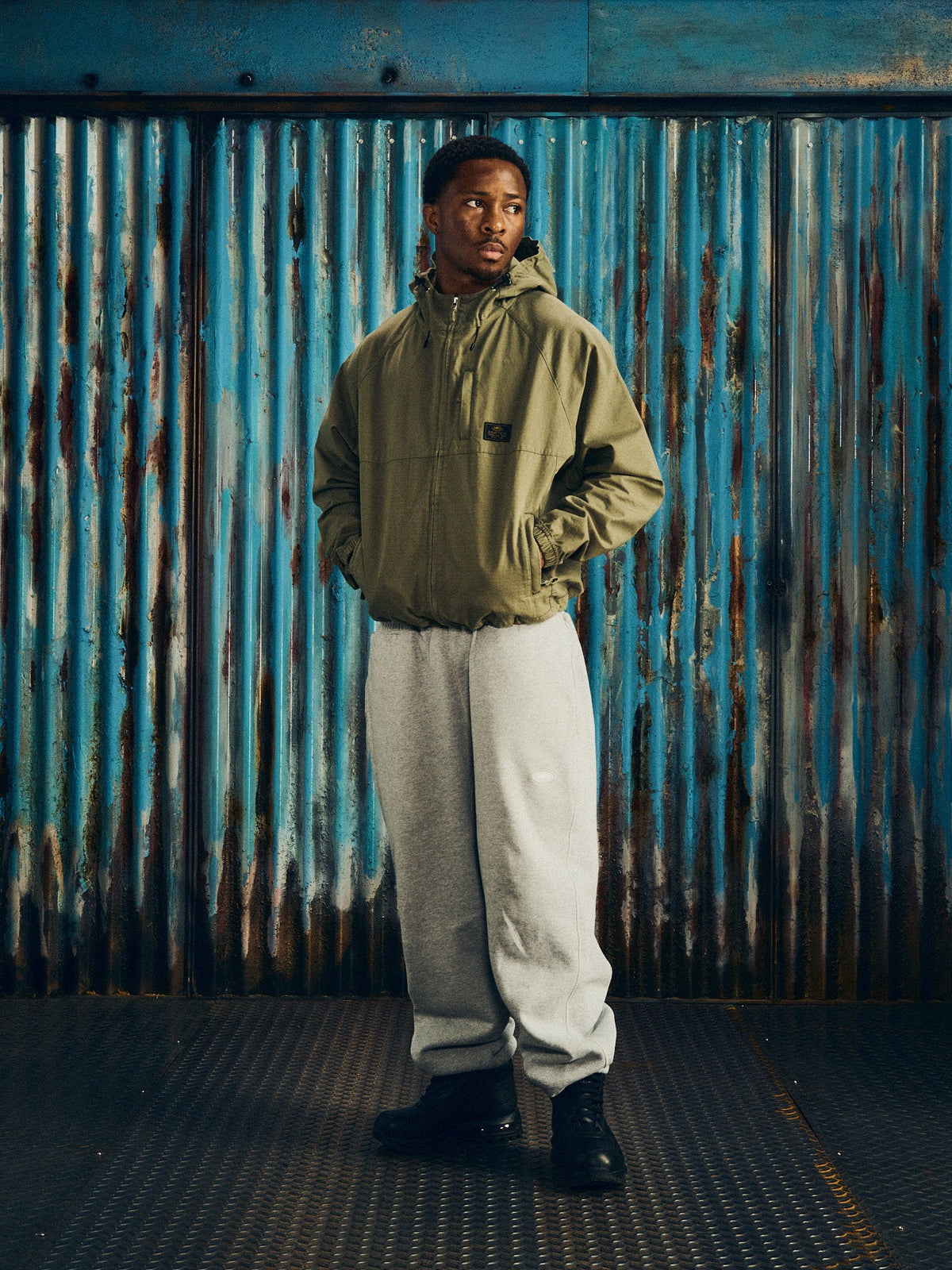 GUERILLAZ RIPSTOP JACKET [OLIVE]