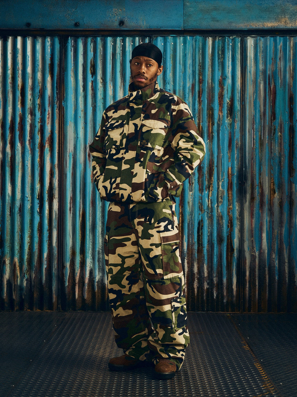 GUERILLAZ FIELD JACKET [WOODLAND CAMO]