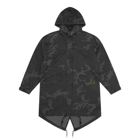 GUERILLAZ FISHTAIL PARKA [BLACK CAMO]