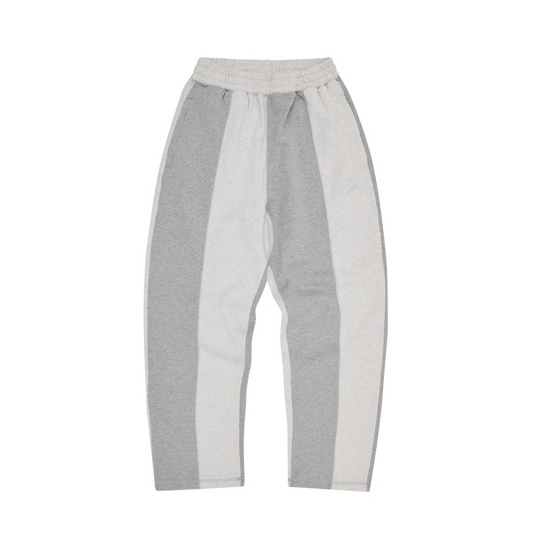 HMP CONTRAST OPEN HEM SWEATPANT [HEATHER GREY]
