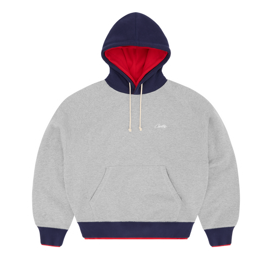 HMP DOUBLE UP HOODIE [HEATHER GREY]