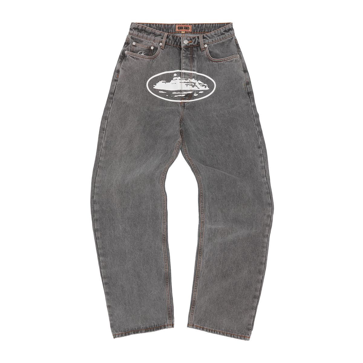 ISLAND BAGGY JEANS [LIGHT GREY]