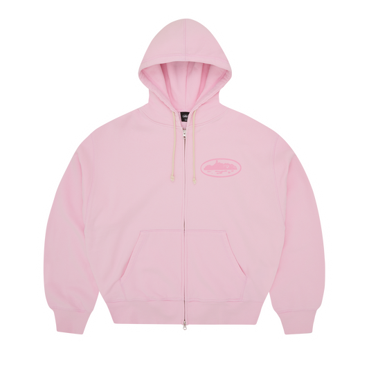 ISLAND KNOCKOUT ZIP HOODIE [PINK]