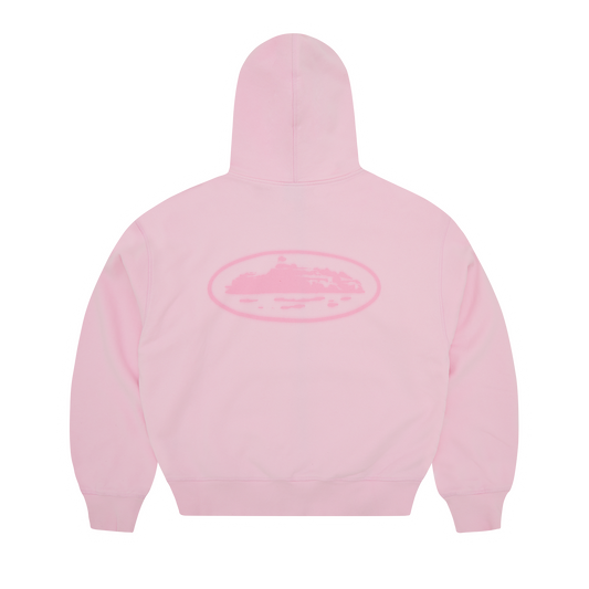 ISLAND KNOCKOUT ZIP HOODIE [PINK]
