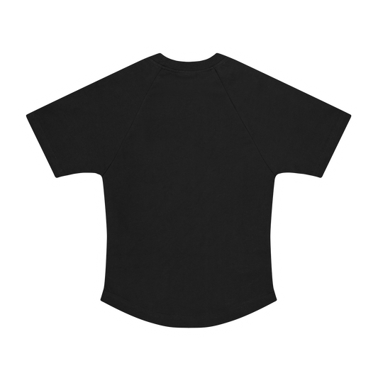 LADIES HIT SQUAD BABY TEE [BLACK]