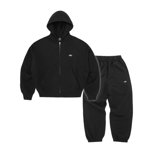 MINI ISLAND HOODIE TRACKSUIT [BLACK]
