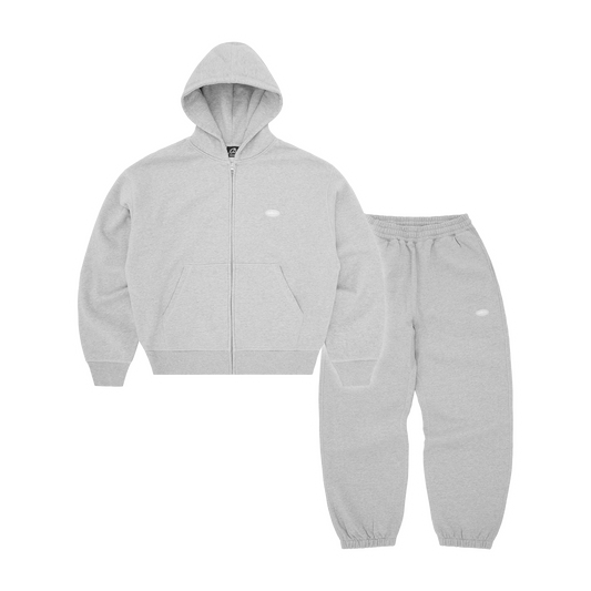 MINI ISLAND HOODIE TRACKSUIT [HEATHER GREY]