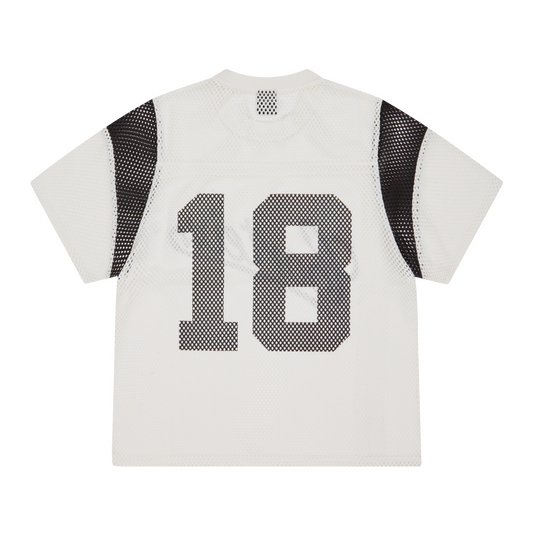 OPEN MESH PANEL JERSEY [CREAM]