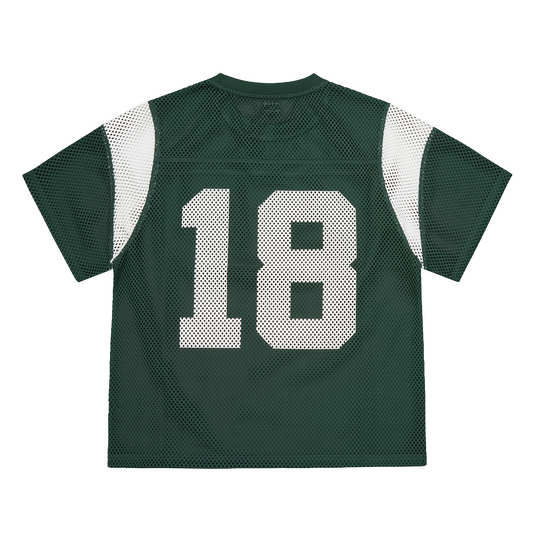 OPEN MESH PANEL JERSEY [FOREST GREEN]