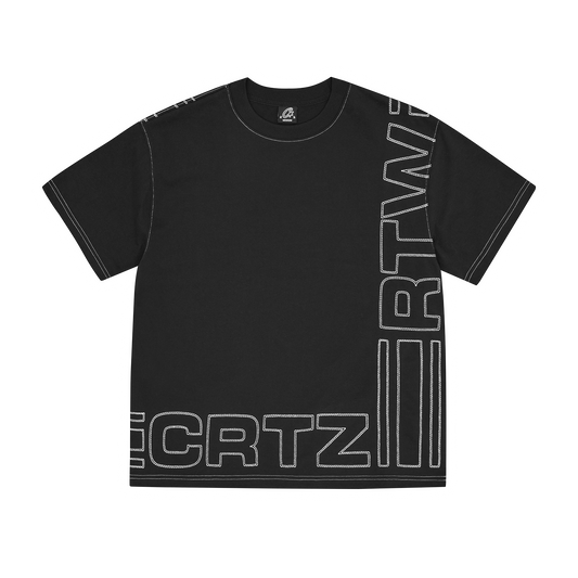 OUTLINE HEAVYWEIGHT TEE [BLACK]