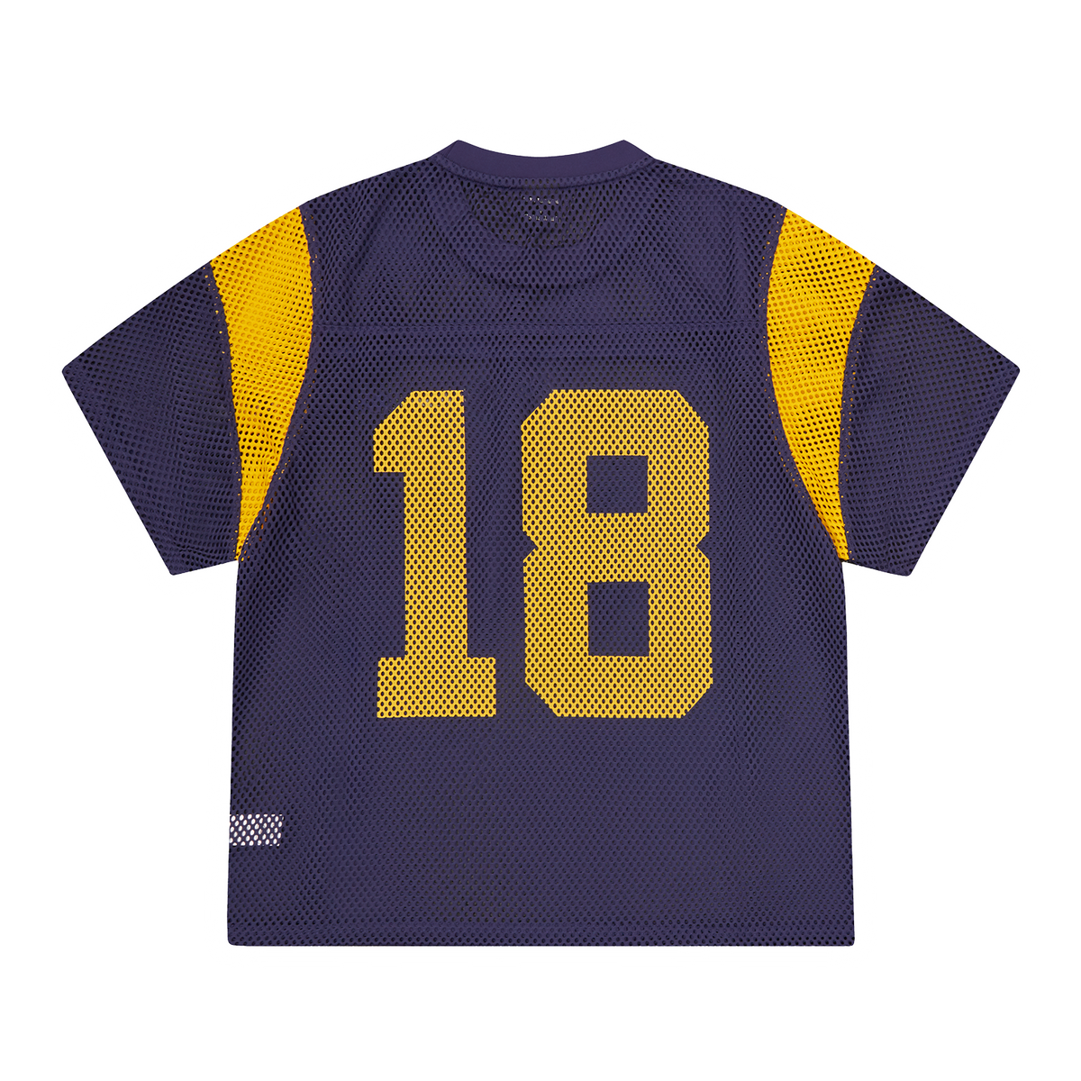 OPEN MESH PANEL JERSEY [NAVY/YELLOW]