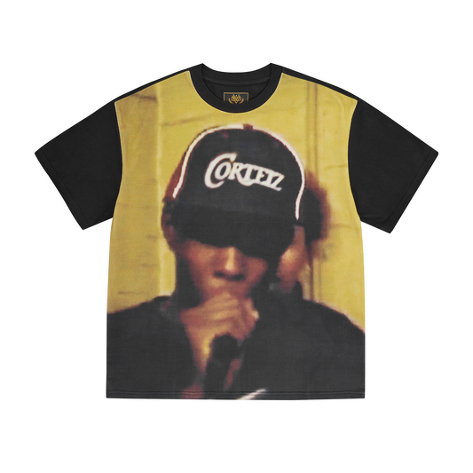 PIRATE RADIO HEAVYWEIGHT TEE [BLACK]