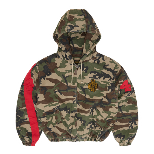 EMBLEM RIPSTOP JACKET [WOODLAND CAMO]