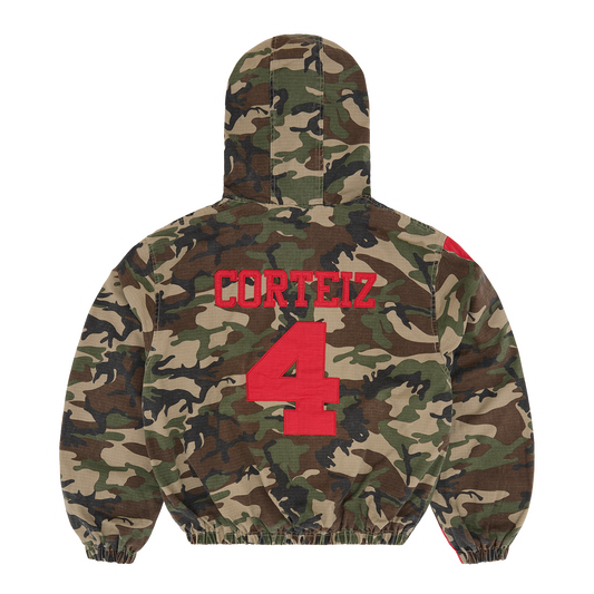 EMBLEM RIPSTOP JACKET [WOODLAND CAMO]