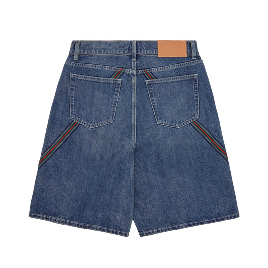 SAVOY DENIM SHORT [CHALK WASH]