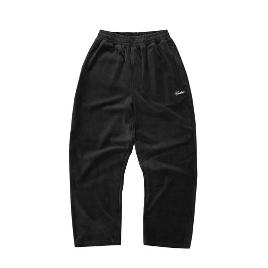 PISTA VELOUR TRACK PANT [BLACK]