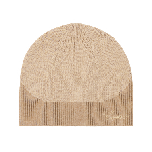 VVS RIB KNIT BEANIE [NATURAL]