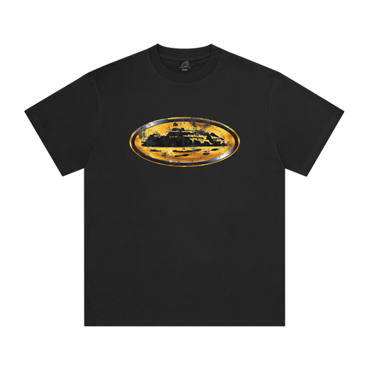 CORRODED ISLAND TEE [BLACK]